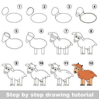 Okul öncesi çocuklar için çizim eğitimi.