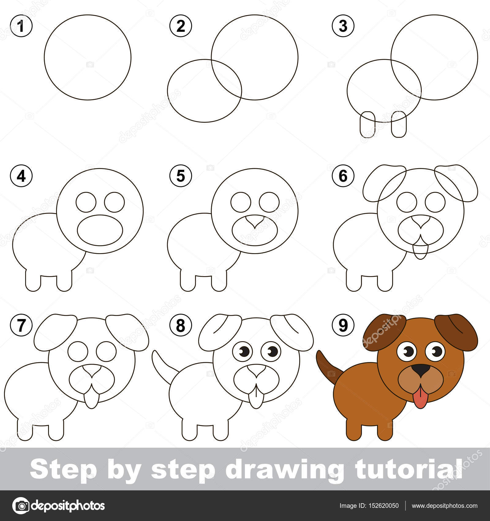 Tutorial: Como desenhar um cachorro fácil