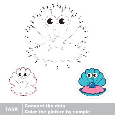 Okul öncesi çocuklar için vektör izleme eğitim oyunu.