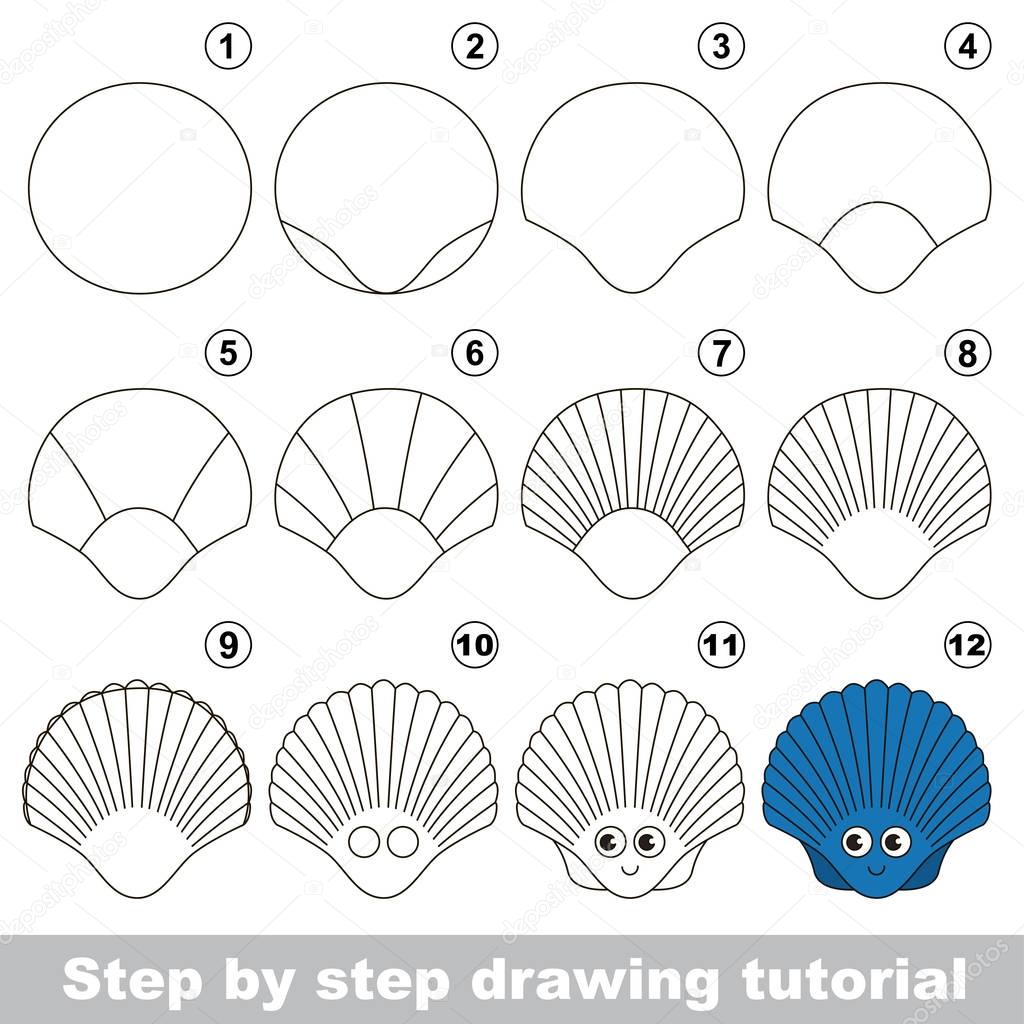 Drawing tutorial for preschool children.