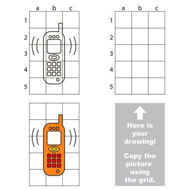 Kılavuz çizgileri, kolay oyun level ile okul öncesi çocuk eğitimi için basit eğitim oyunu, çocuk oyunu cep telefonu ile çizim kullanarak resim kopyalama