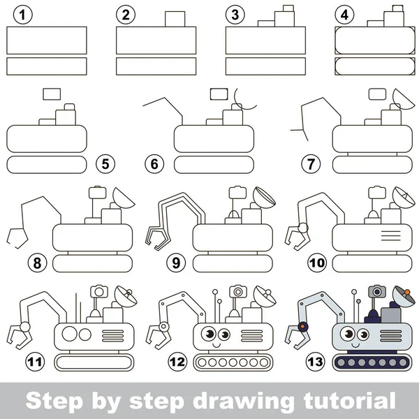 Gioco Bambini Sviluppare Abilità Disegno Con Facile Livello Gioco Bambini — Vettoriale Stock