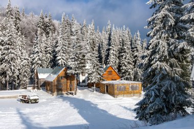 Dağlarda değil büyük bir yerleşim.