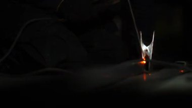 Elektrikli kaynak metal için.