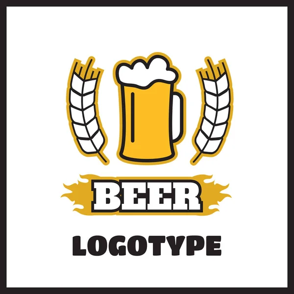 Emblemas de cerveja vintage, rótulos, emblemas, logotipo —  Vetores de Stock