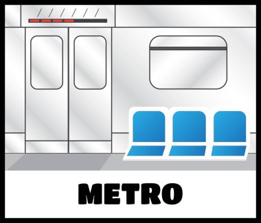 Metro tren iç