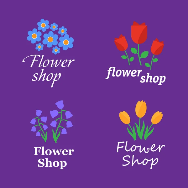Весенние цветы в горшках и цветах. Магазин цветов. Весенние — стоковый вектор