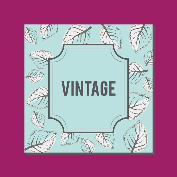 Couverture vintage design pour vecteur d'album fait main — Image vectorielle