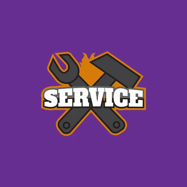 Logo sjablonen diensten. Auto diensten logo teken — Stockvector