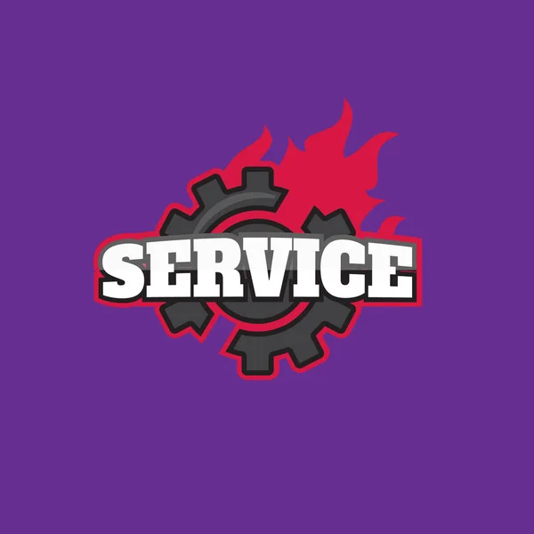 Logo sjablonen diensten. Auto diensten logo teken — Stockvector
