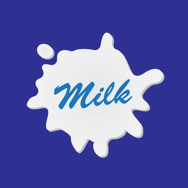 Milch Hintergrund Welle Sahnewellen Illustration — Stockvektor