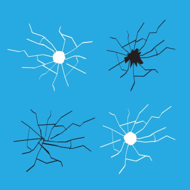 Duvar, cam clefts ve Dünya'nın sonu çatlaklar