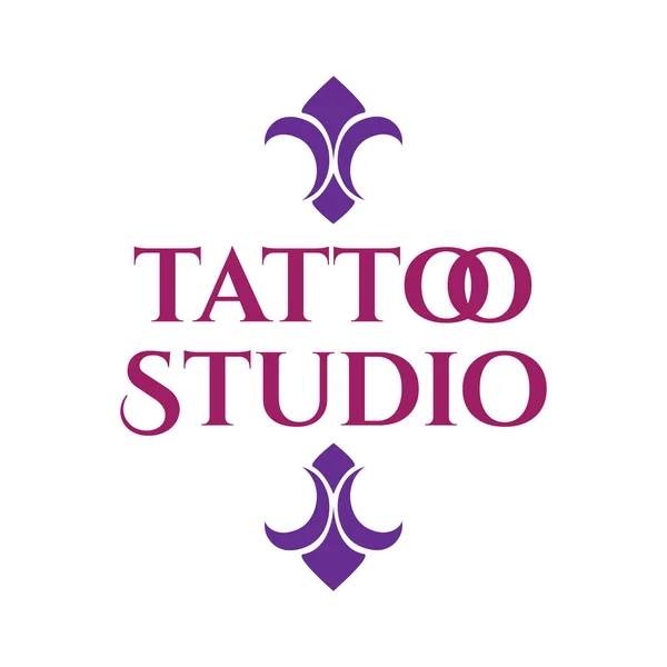 Elektryczne, Tatuowanie rocznika logo design — Wektor stockowy