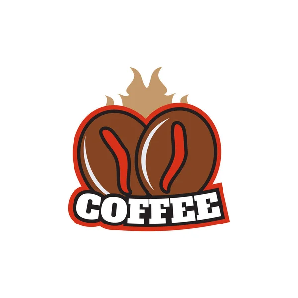 Coffee Shop logók sablonok beállítása. objektum, címkék, jelvények — Stock Vector