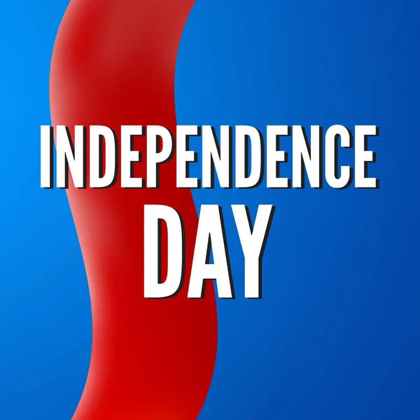 Letras del Día de la Independencia Americana — Vector de stock