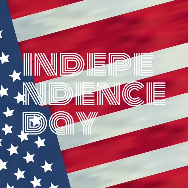 미국 국기 색 7 월 4 일 미국 독립 기념일 — 스톡 벡터