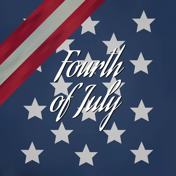 Bandiera americana. Sfondo del giorno dell'indipendenza USA — Vettoriale Stock