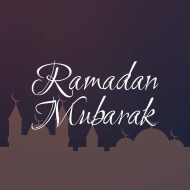 Ramazan için Arapça hat tasarım