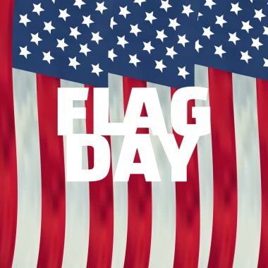 Vektör çizim bir Bağımsızlık günü arka plan. Mutlu Fla