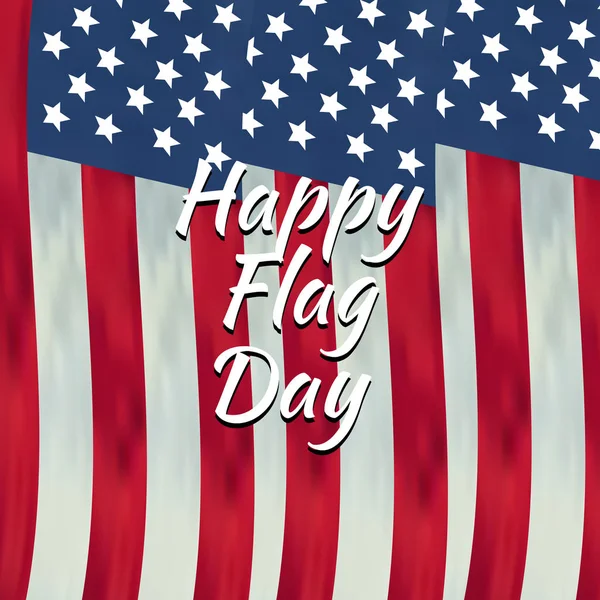 USA självständighetsdagen. Glad Flaggans dag — Stock vektor