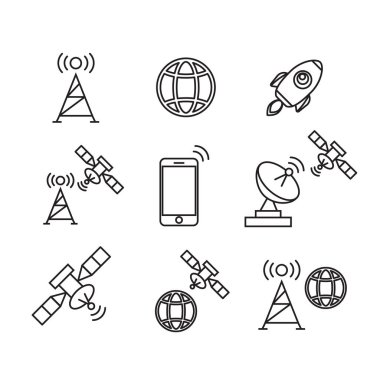 Uydu, kablosuz iletişim kümesi