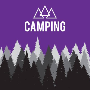 Vahşi iğne yapraklı orman arka plan