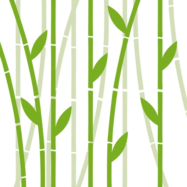 Chinese of Japanse bamboe gras Oosterse behang — Stockvector