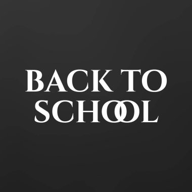 Okula geri afiş tasarımı metinleri başlık. Eğitim arka plan. B