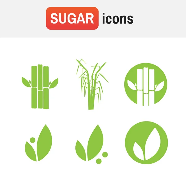 Икона сахарного тростника. Вектор сахарного тростника — стоковый вектор
