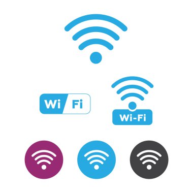 Kablosuz ve wifi simgeler. Kablosuz ağ simgesi wifi simgesi. Tel