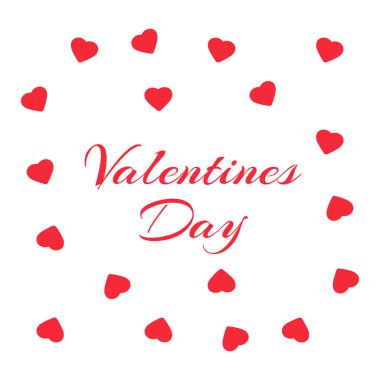 Sevgililer günü vektör arka plan. Kırmızı kalpler arka plan. Valentin