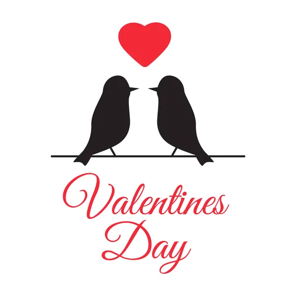 Csókolózó pár galambok. Valentin napra, vagy esküvői csók galamb — Stock Vector