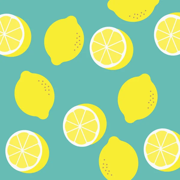 Отпечаток лимона. Векторно-жёлтый лимон — стоковый вектор