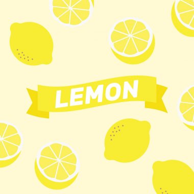 limon desen illüstrasyon vektör. limon arka plan soyut. Siz