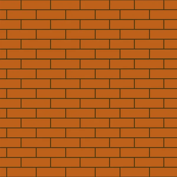 Vector de pared de ladrillo rojo. Brickwall fondo abstracto — Archivo Imágenes Vectoriales