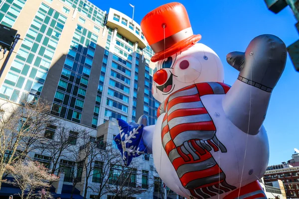 Frosty de sneeuw Man ballon — Stockfoto