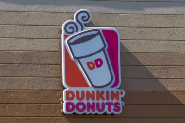 Dunkin Donut duvar işareti