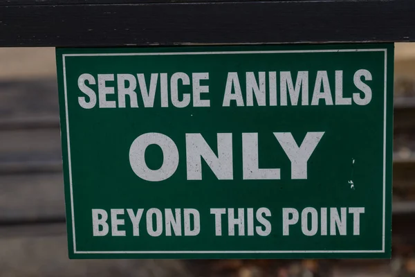 Servizio solo animali segno — Foto Stock