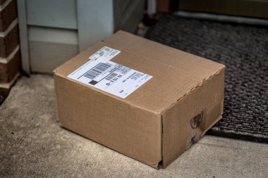 Kahverengi paket konut teslim
