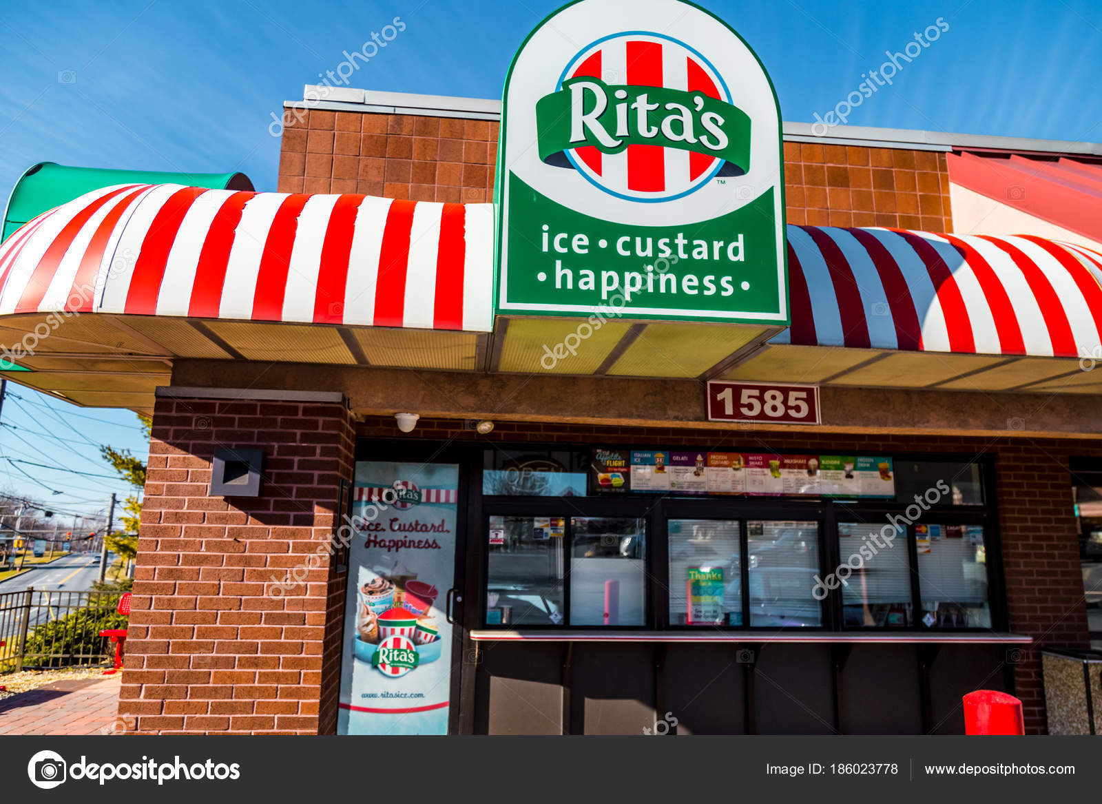 Rita Italian Ice Restautant Stock Editorial Photo ©