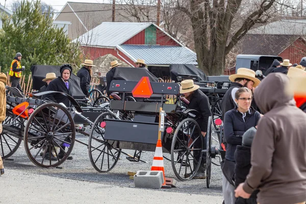 Amish Bart toplum Satılık çamur — Stok fotoğraf