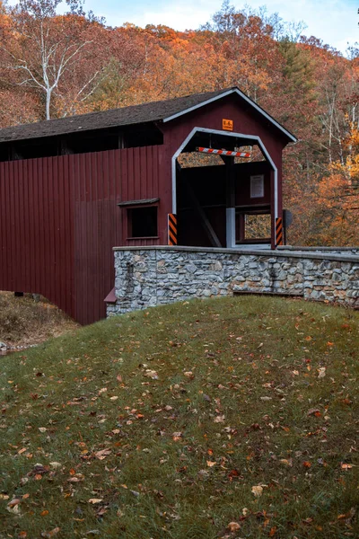 The Colemanville Covered Bridge — Stock Photo, Image