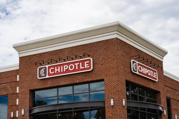 Hershey’s Chipotle Mexican Grill Sign — Stock Photo, Image