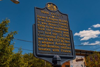 York İlçesi Pa Tarihi İşaretleyici