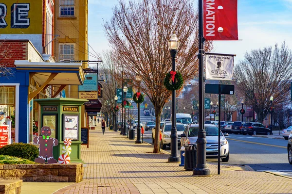 Downtown Main Street Σκηνή — Φωτογραφία Αρχείου