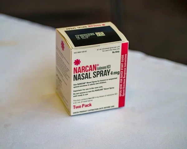 Dávka přípravku Narcan nosní sprej — Stock fotografie