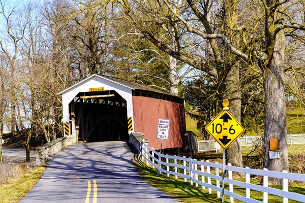 The Erb’s Covered Bridge Royalty Free Stock Photos