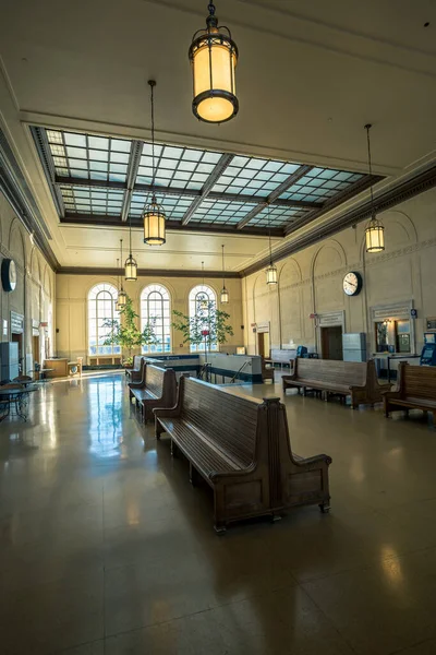 Lancaster Usa March 2020 Amtrak Train Station Former Pennsylvania Railroad — 图库照片