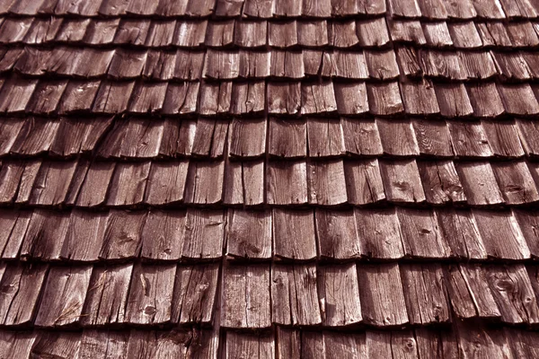 Textura del techo de baldosas de madera envejecida . — Foto de Stock