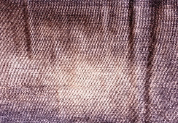 Brown worn jeans texture. — Stock Photo, Image